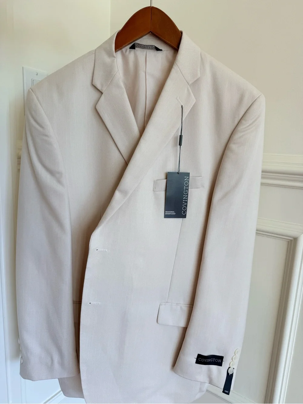 NWT Covington Men's SPORTCOAT Blazer Single Breasted Suit SPORT COAT Size 48 REG